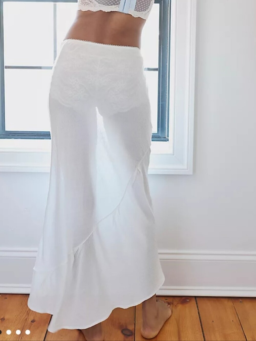 Nwt Intimately Free People Sweet On You Bias-Cut Maxi Slip Skirt - Picture 3 of 5